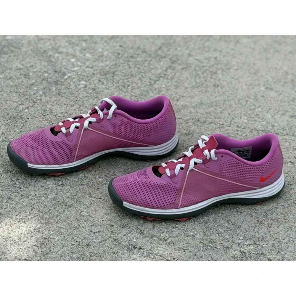 Nike Lunar Summer Lite PGA Tiger Style Golf Shoe 628539 Lace Up Womens 10 - Picture 3 of 8